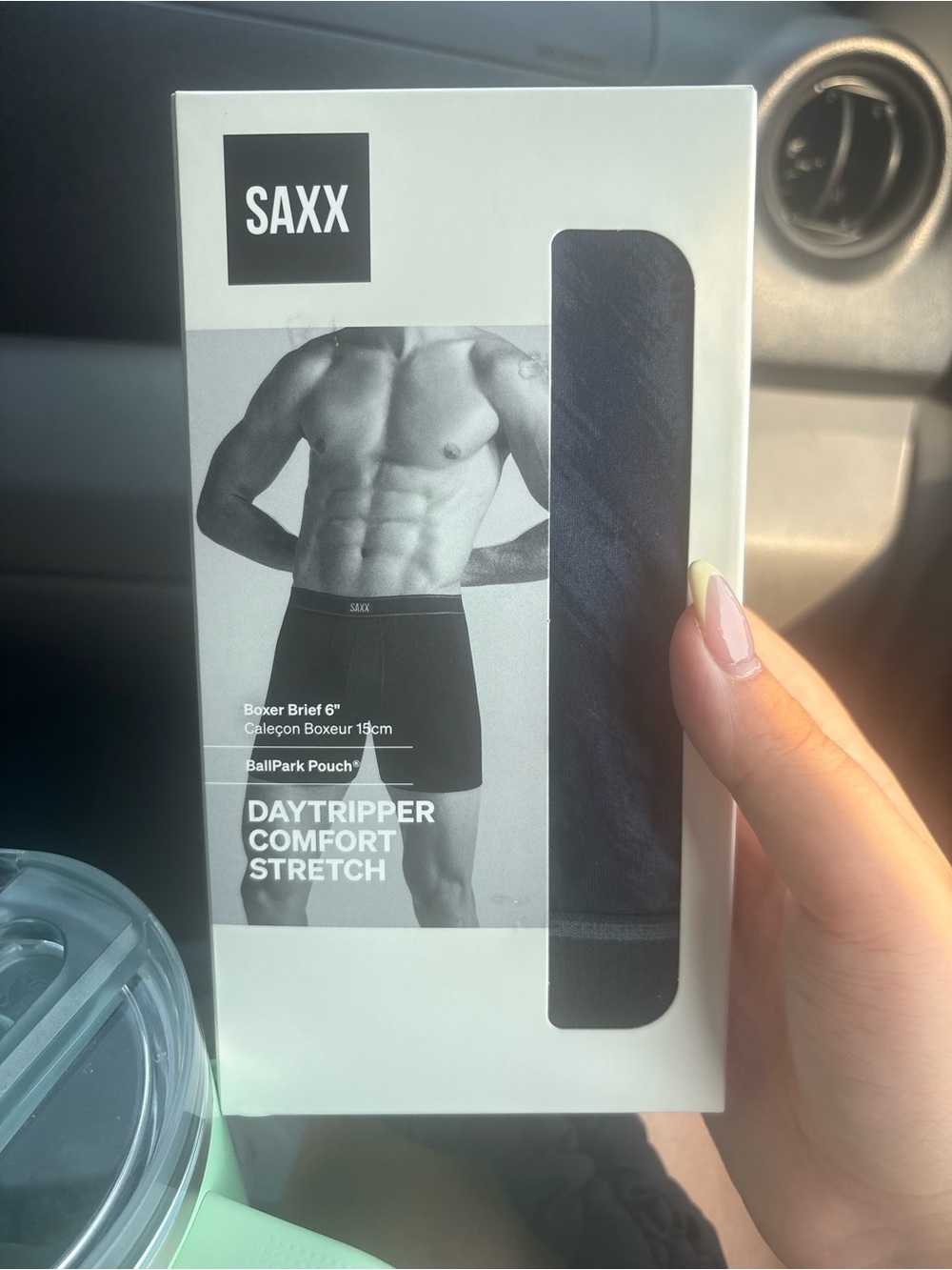 Saxx Daytripper Comfort Stretch Boxer Briefs - Black